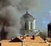 U martu 2004. ekstremni Albanci na Kosovu zapalili desetine srpskih crkava i manastira