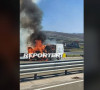 kombi u plamenu