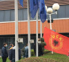 Zastava OVK ispred predsedništva