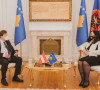 Vjosa Osmani i Aleksandar Van der Vedinger 