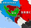Mapa revizije granica na Balkanu