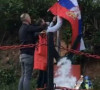 Končulj - skidanje srpske zastave