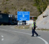 Jarinje, prilaz iz Srbije, tabla Raška