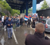 Jarinje - zabranjen ulazak autobusima sa hodočasnicima i planinarima iz Srbije 1.jpg