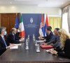 Ministar Selaković u razgovoru sa italijanskim ambasadorom Кarlom Lo Кašom 