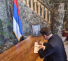 Selaković se upisao u Knigu žalosti povodom smrti Miroslava Lazanskog