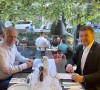 Besnik Bisljimi i Miroslav Lajčak u Prištini