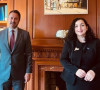 Osmani sa premijerom Luksemburga Havijerom Betelom