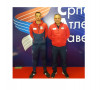 Atletičar Stevanović i trener Denović