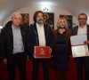 Laureati Milan Mihajlović i Dragiša Bojović sa članovima žirija