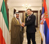 Selaković  sa ministrom inostranih poslova Кuvajta šeikom Ahmedom Naserom Al Mohamedom Al Sabahom