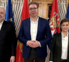 Krivokapić, Vučić i Brnabić u Beogradu