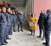 Milan Radojević i Adrijana Hodžić u poseti Vatrogasnoj stanic
