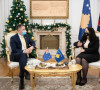 Vjosa Osmani sa otpravnikom poslova ambasade Australije u Hrvatskoj, nadležnog za Kosovo