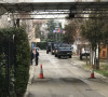 Policija u blizini zgrade vlade u Prištini
