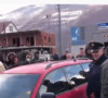 Protest Albanaca na prelazu Morina