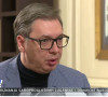 Vučić na tv Pink iz Monaka