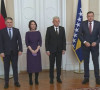 Berbok sa članovima Predsedništva BiH