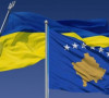 Zastave Ukrajine i Kosova