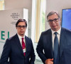 Stevo Pendarovski i Aleksandar Vučić