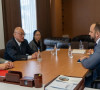 Milan Radojević sa otpravnikom ambasade Japan
