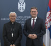 Nikola Selaković i apostolski nuncije nadbiskup Lućano Surijani