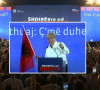 Beriša na protestu u Tirani