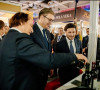 Vučić i Abazović na sajmu vina
