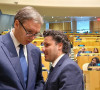 Aleksandar Vučić i Dritan Abazović