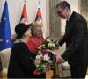Aleksandar Vučić sa Ester Bajer i Bredom Kalef