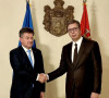 Aleksandar Vučić i Miroslav Lajčak