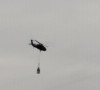 Helikopter iznad barikade na Rudaru