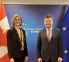 Sandra Mekardel i Miroslav Lajčak