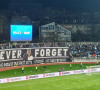 Fudbalska utakmica Kosovo Andora transparent Lajmi