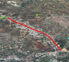 Mapa bulevara Hasan Priština Skoplje