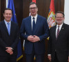Aleksandar Vučić i senatori Kris Marfi i Gari Piters