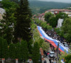 U Zvečanu razvijena zastava Srbje od 250m