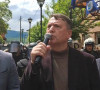 Dragiša Milović nakon razgovora sa komandantom Kfora