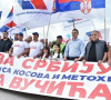 Petar Petković i Milan Radoičić sa Srbima iz Leposavića i Severne Mitrovice