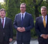 Aleksandar Vučić, Gabrijel Eskobar i Miroslav Lajčak