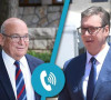 Aleksandar Vučić i Stjuart Pič