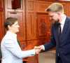 Brnabić sa državnim sekretarom MSP Norveške