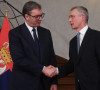 Predsednik Srbije Aleksandar Vučić i generalni sekretar NATO Jens Stoltenberg