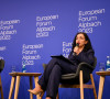 Predsednica Kosova Vjosa Osmani i ministar spoljnih poslova Austrije Aleksandar Šalenberg na Evropskom forumu Alpbah