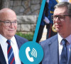Aleksandar Vučić i Stjuart Pič
