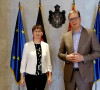 Aleksandar Vučić i Anke Konrad