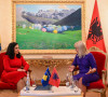 Osmani sa predsednicom parlamenta Albanije