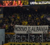 Transparent navijača AEK-a