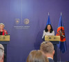Osmani i Fon der Lajen na konferenciji za novinare