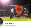Zastava "velike Albanije" na Fejsbuku ATP Toura